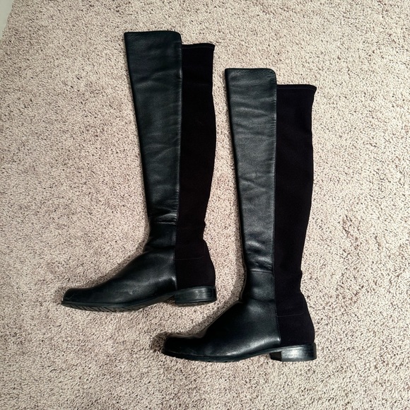 Stuart Weitzman 5050 leather over-the-knee boot size 8.5 - Picture 9 of 14